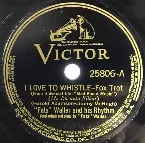Pochette I Love to Whistle / Florida Flo