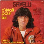 Pochette C'était pour toi