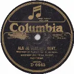 Pochette Nee maar nou moet je m’n zuster zien / Als je verliefd bent