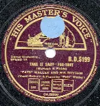 Pochette Take It Easy / Rhythm and Romance