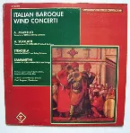 Pochette Italian Baroque Wind Concerti