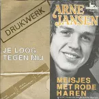 Pochette Je loog tegen mij / Meisjes met rode haren