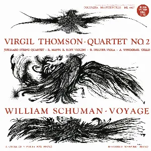 Pochette Virgil Thomson: Quartet No. 2 / William Schuman: Voyage