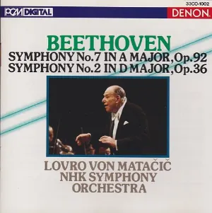 Pochette Symphony no. 7 in A major, op. 92 / Symphony no. 2 in D major, op. 36