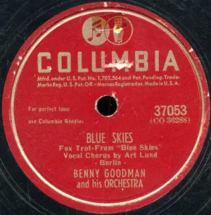 Pochette de Blue Skies / I Don't Know Enough About You de Benny Goodman and His Orchestra
