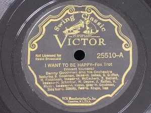 Pochette de I Want to Be Happy / Rosetta de Benny Goodman and His Orchestra