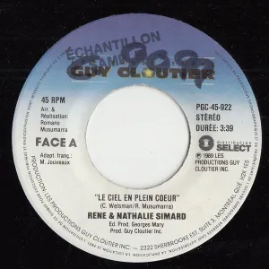 Pochette de Le Ciel en plein cœur de René Simard