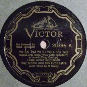 Pochette de When I'm With You / But Definitely de Ray Noble and His Orchestra