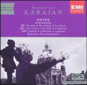 Pochette de Symphonies Nos. 83, 101 & 104 de Joseph Haydn - Herbert von Karajan - Berliner Philharmoniker