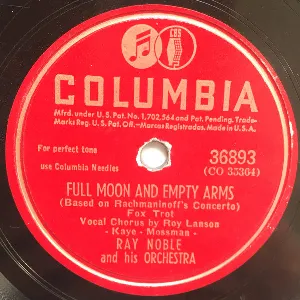 Pochette de Full Moon and Empty Arms / It Might as Well Be Spring de Ray Noble and His Orchestra