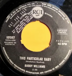 Pochette de This Particular Baby / Wild River de Buddy Williams
