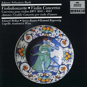 Pochette J.S. Bach: Violin Concertos BWV 1041-1043 / Vivaldi: Concerto per Viola d'amore