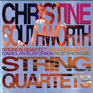 Pochette de String Quartets de Kronos Quartet