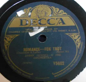 Pochette de Romance / I Bought a Wooden Whistle de Jimmy Dorsey and His Orchestra