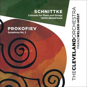 Pochette Schnittke: Concerto for Piano and Strings / Prokofiev: Symphony No. 2