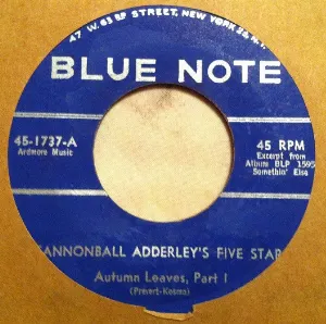 Pochette de Autumn Leaves de The Cannonball Adderley Quintet
