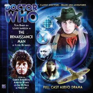 Pochette de Doctor Who: The Renaissance Man de Justin Richards - Louise Jameson - Tom Baker - Gareth Armstrong - John Dorney