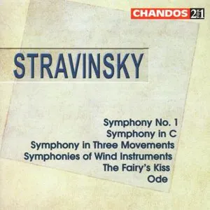 Pochette Symphony no. 1 / Symphony in C / Symphony in Three Movements / Symphonies of Wind Instruments / The Fairy's Kiss / Ode