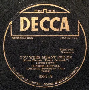 Pochette de You Were Meant for Me / I Went Out of My Way de Connee Boswell
