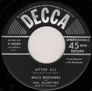 Pochette de The Glow-Worm / After All de The Mills Brothers