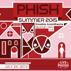 Pochette 2015-07-24: Shoreline Amphitheater, Mountain View, CA, USA