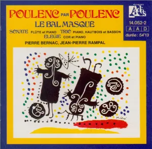 Pochette Le bal masqué / Élégie pour cor et piano / Sonate pour flûte et piano / Trio pour piano, hautbois et basson