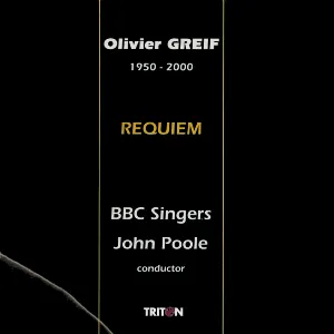 Pochette de Olivier Greif: Requiem de BBC Singers