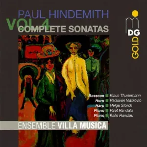 Pochette de Complete Sonatas Vol. 4 de Paul Hindemith - Ensemble Villa Musica