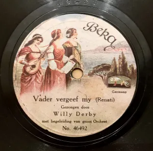 Pochette de Vader vergeef my / Vrede op aarde de Willy Derby