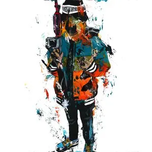 Pochette de Criminally Attached de Boldy James - Nicholas Craven