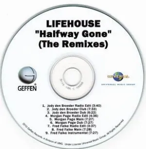 Pochette de Halfway Gone (The Remixes) de Lifehouse