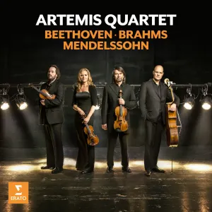 Pochette de Beethoven, Brahms, Mendelssohn de Felix Mendelssohn - Ludwig van Beethoven - Artemis Quartet - Johannes Brahms