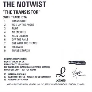 Pochette de Transistor de The Notwist
