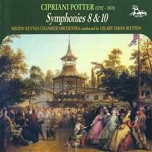 Pochette de Symphonies 8 & 10 de Cipriani Potter - Hilary Davan Wetton
