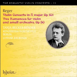 Pochette The Romantic Violin Concerto, Volume 11: Violin Concerto in A major, op. 101 / Two Romances for Violin and Small Orchestra, op. 50