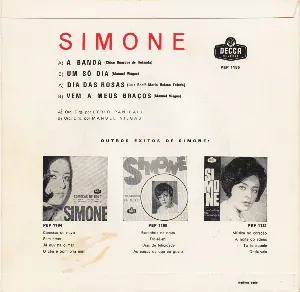 Pochette de A banda / Dia das rosas de Simone de Oliveira