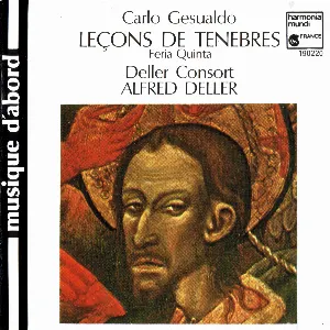 Pochette de Leçons de Tenebres: Feria quinta de Alfred Deller - Deller Consort - Carlo Gesualdo
