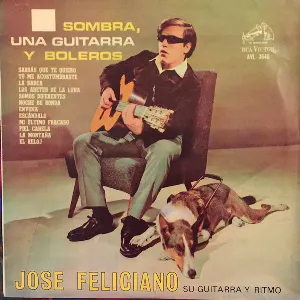 Pochette de Sombra, una guitarra y boleros de José Feliciano