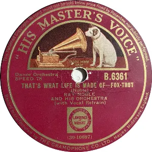 Pochette de That's What Life Is Made Of / Spanish Eyes de Ray Noble and His Orchestra