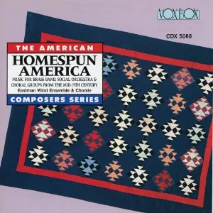 Pochette de Homespun America de Eastman Wind Ensemble