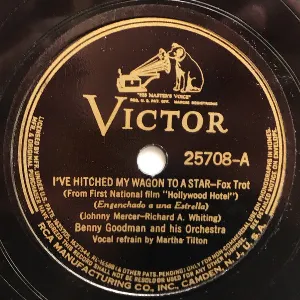 Pochette de I've Hitched My Wagon to a Star / Let That Be a Lesson to You de Benny Goodman and His Orchestra