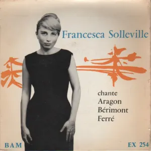 Pochette de Chante Aragon Bérimont Ferré de Francesca Solleville