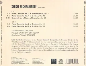 Pochette de Rachmaninoff: Complete Piano Concertos, Paganini Rhapsody de Sergei Rachmaninoff - Symfonický orchestr hlavního města Prahy FOK