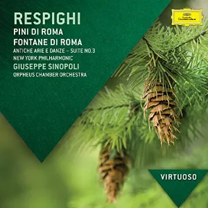 Pochette de Pini di Roma / Fontane di Roma / Gli uccelli de Ottorino Respighi - Edo de Waart - San Francisco Symphony