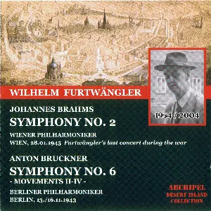 Pochette Brahms: Symphony No. 2 / Bruckner: Symphony No. 6