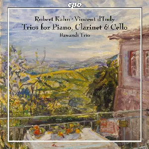 Pochette de Trios for Piano, Clarinet & Cello de Vincent d’Indy