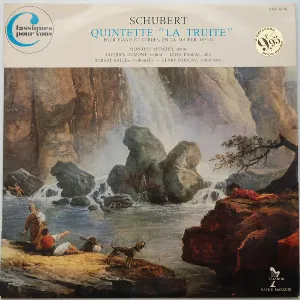 Pochette Quintette en la majeur, pour piano et cordes 