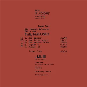 Pochette de Die haarsträubenden Fälle des Philip Maloney, N° 36 de Roger Graf