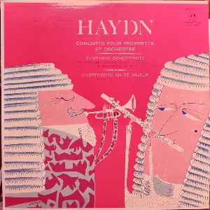 Pochette de Concerto pour trompette et orchestre / Symphonie concertante pour hautbois, basson, violon, violoncelle et orchestre, Op. 84 / Divertimento en ré majeur pour flûte et cordes de Orchester Musikkollegium Winterthur - Joseph Haydn