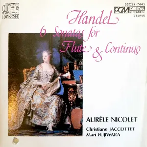 Pochette 6 Sonatas for Flute & Continuo